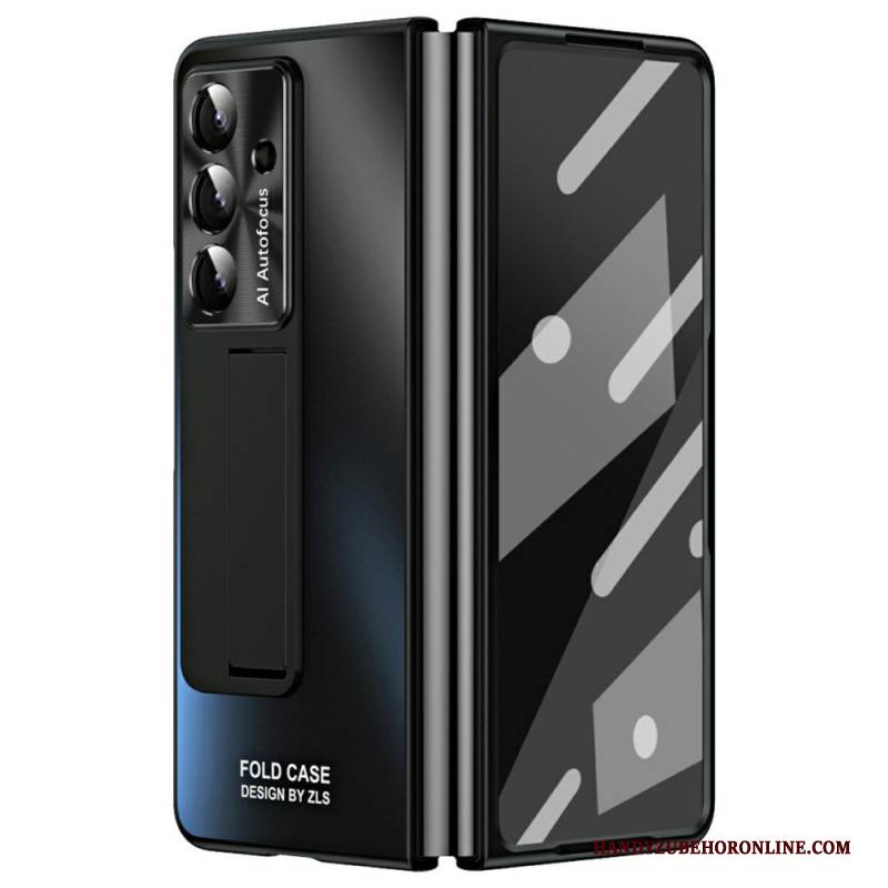 Hülle Samsung Galaxy Z Fold 7 Mattes Design Mit Ständer Und Displayschutzfolie