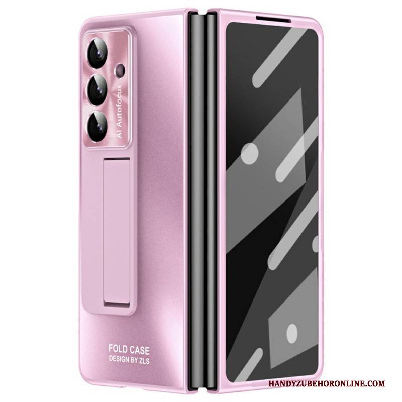 Hülle Samsung Galaxy Z Fold 7 Mattes Design Mit Ständer Und Displayschutzfolie