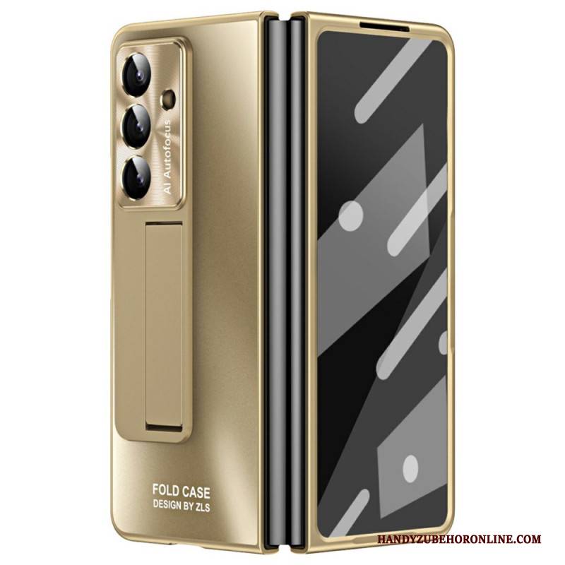 Hülle Samsung Galaxy Z Fold 7 Mattes Design Mit Ständer Und Displayschutzfolie