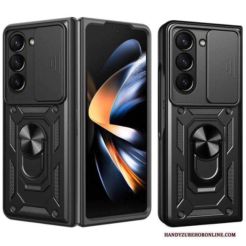 Hülle Samsung Galaxy Z Fold 7 Ringhalter Und Verschiebbare Kameraabdeckung