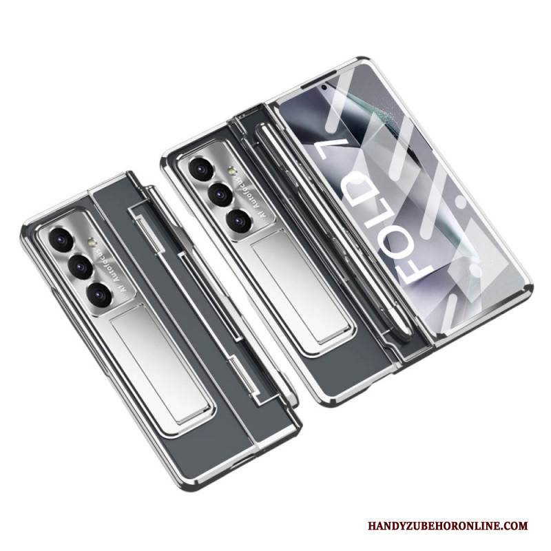 Hülle Samsung Galaxy Z Fold 7 Ständer Und Displayschutzfolie