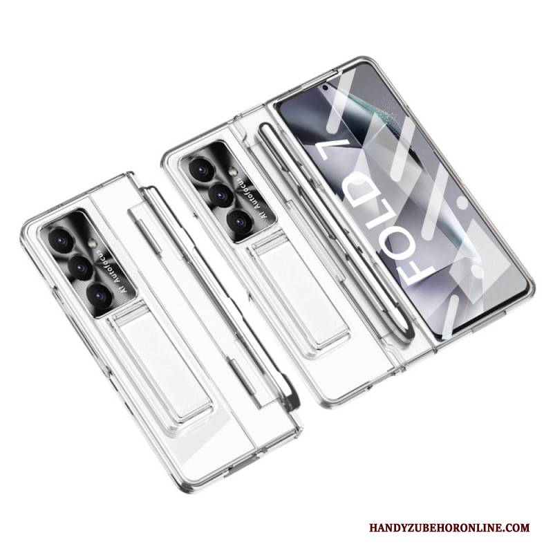 Hülle Samsung Galaxy Z Fold 7 Ständer Und Displayschutzfolie