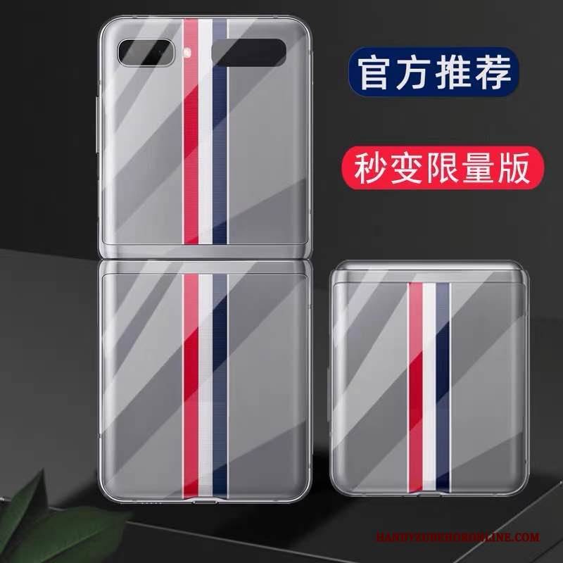 Hülle Samsung Z Flip Schutz Handyhüllen Blau, Case Samsung Z Flip Anti-sturz Neu
