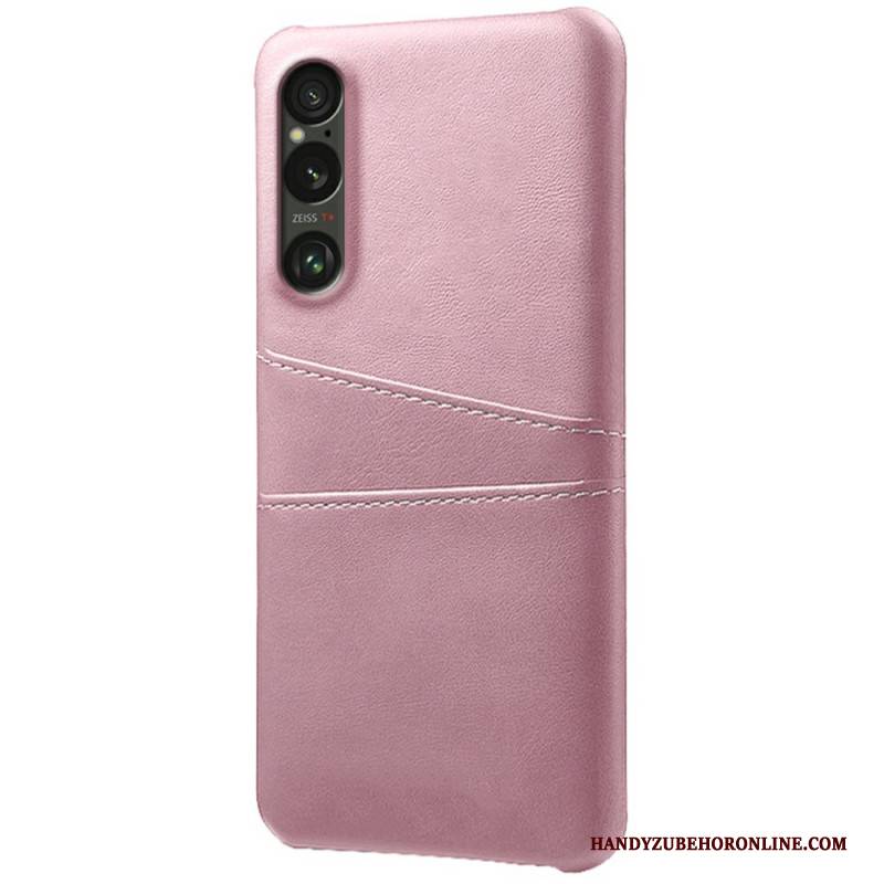 Hülle Sony Xperia 1 Vii Kartenhalter In Lederoptik