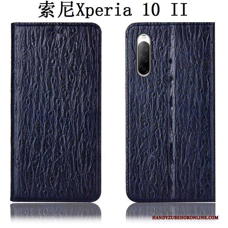 Hülle Sony Xperia 10 Ii Taschen Handyhüllen Vogel, Case Sony Xperia 10 Ii Folio Muster Anti-sturz