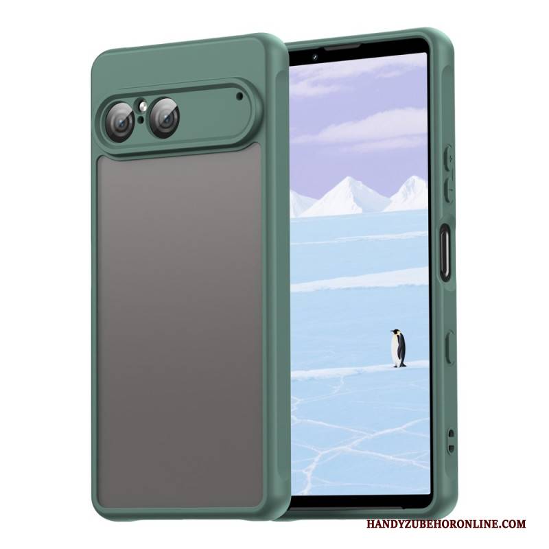 Hülle Sony Xperia 10 Vii Getöntes Hybrid-silikon