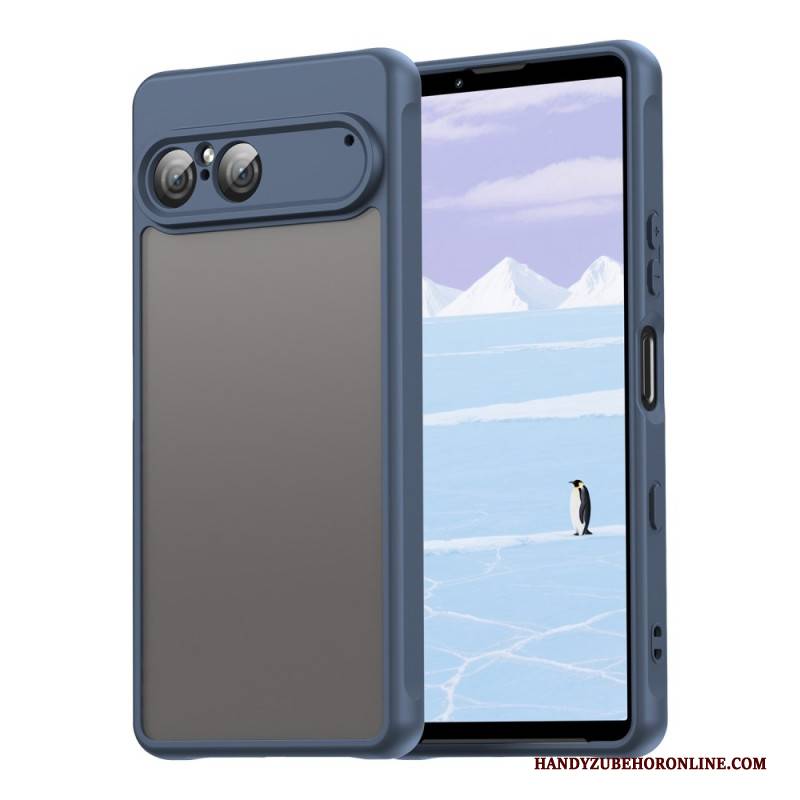 Hülle Sony Xperia 10 Vii Getöntes Hybrid-silikon