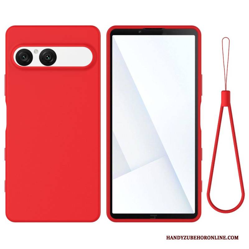 Hülle Sony Xperia 10 Vii Handyhülle Silikon Mit Riemen