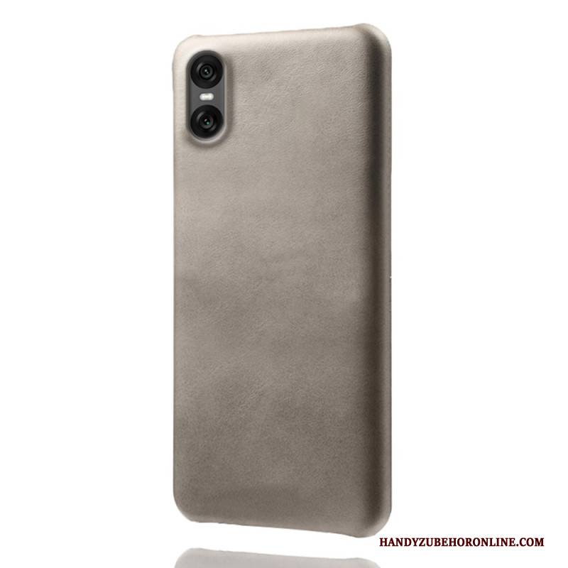 Hülle Sony Xperia 10 Vii Lederoptik