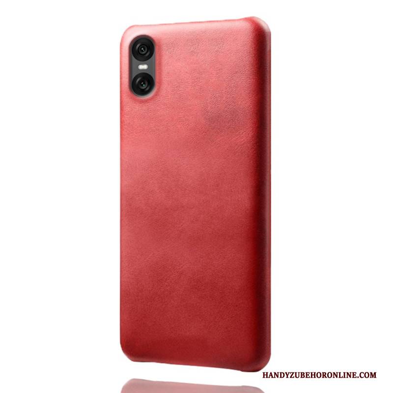 Hülle Sony Xperia 10 Vii Lederoptik