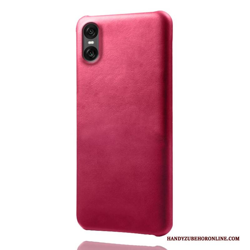 Hülle Sony Xperia 10 Vii Lederoptik