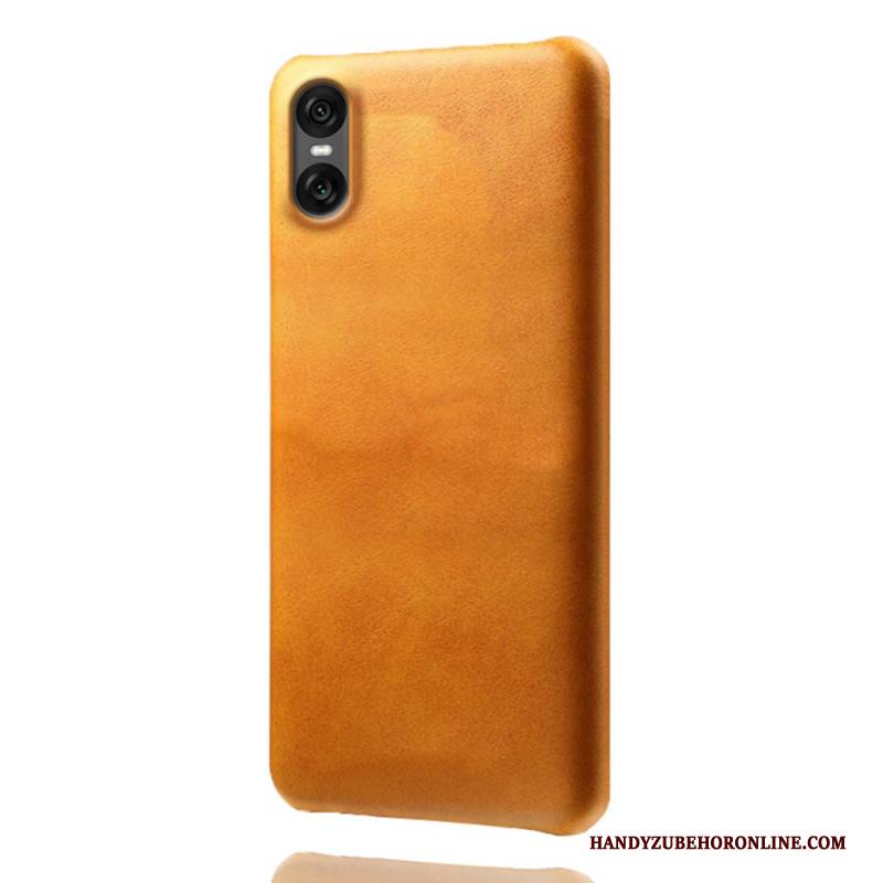 Hülle Sony Xperia 10 Vii Lederoptik