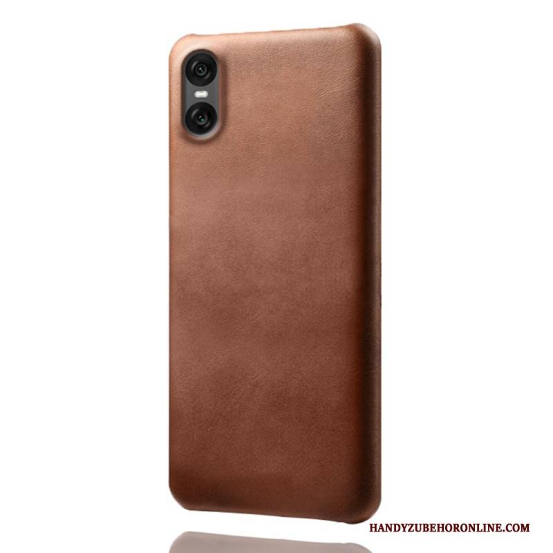 Hülle Sony Xperia 10 Vii Lederoptik