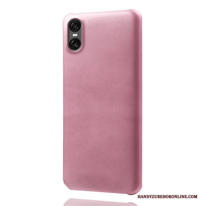 Hülle Sony Xperia 10 Vii Lederoptik