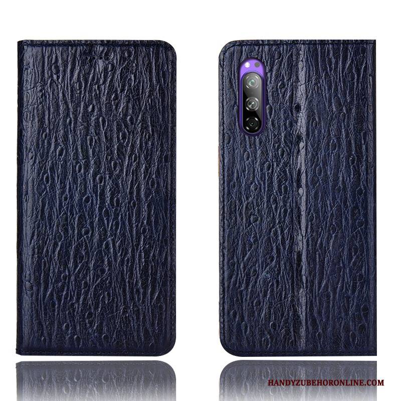 Hülle Sony Xperia 5 Folio Handyhüllen Muster, Case Sony Xperia 5 Taschen Anti-sturz Vogel