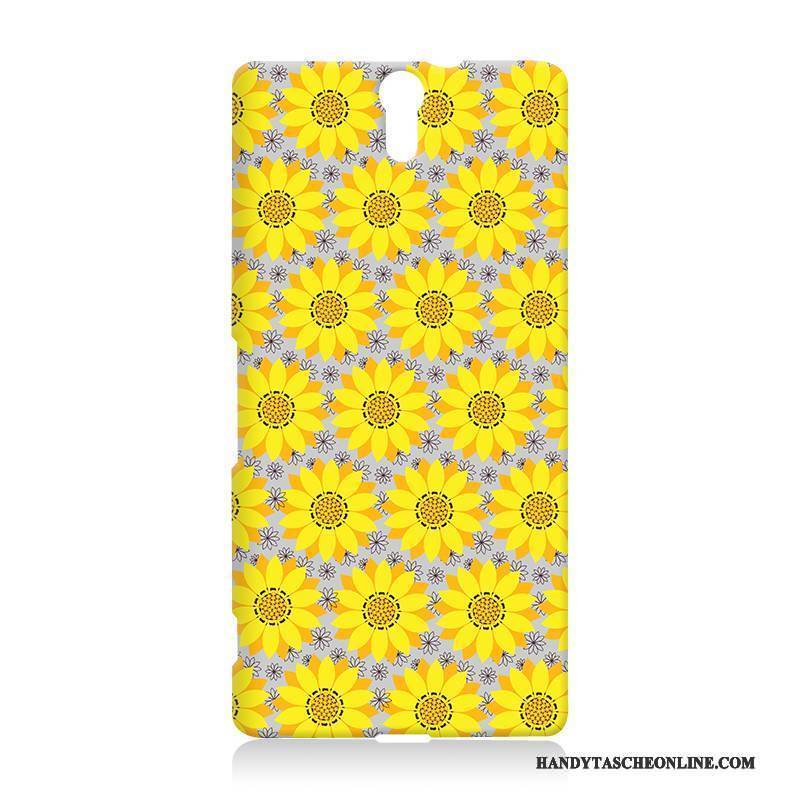 Hülle Sony Xperia C5 Ultra Dual Karikatur Schwer Handyhüllen, Case Sony Xperia C5 Ultra Dual Prägung Anti-sturz Blau