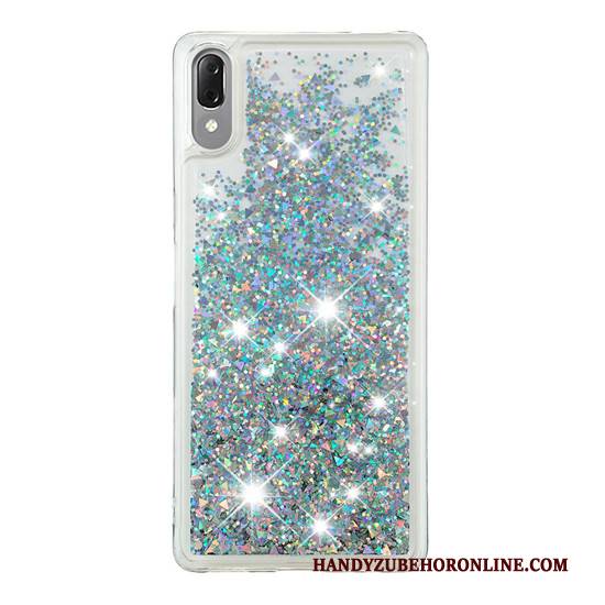 Hülle Sony Xperia L3 Kreativ Handyhüllen Gold, Case Sony Xperia L3 Treibsand Ballon