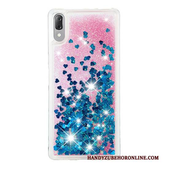Hülle Sony Xperia L3 Kreativ Handyhüllen Gold, Case Sony Xperia L3 Treibsand Ballon