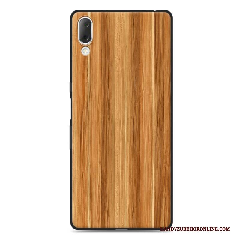 Hülle Sony Xperia L3 Weiche Groß Muster, Case Sony Xperia L3 Gemalt Handyhüllen Grau