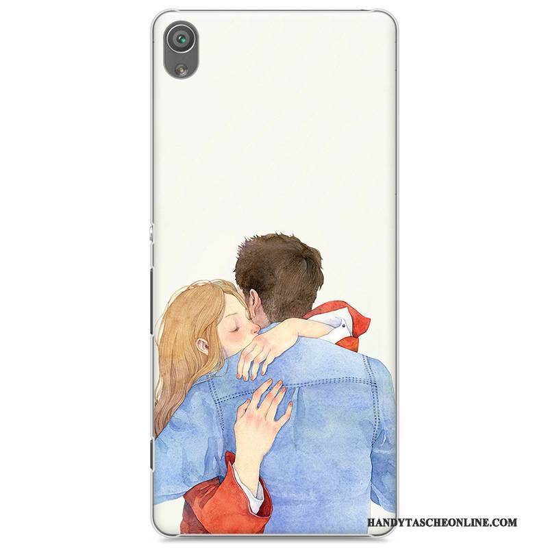Hülle Sony Xperia Xa Gemalt Schwer Mini, Case Sony Xperia Xa Schutz Hellblau Frisch