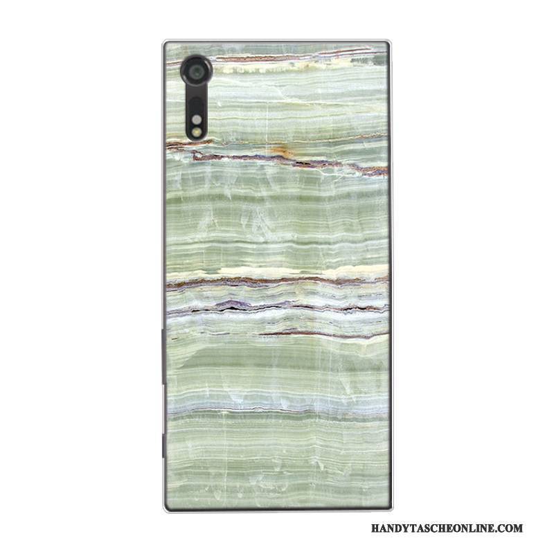 Hülle Sony Xperia Xa Ultra Silikon Angepasst Handyhüllen, Case Sony Xperia Xa Ultra Retro Grün Groß