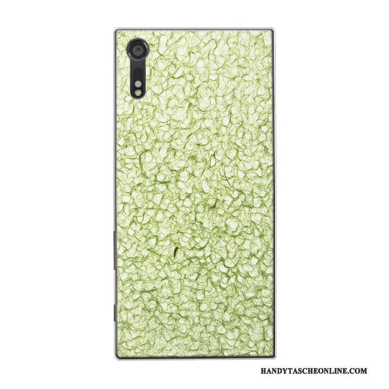 Hülle Sony Xperia Xa Ultra Silikon Angepasst Handyhüllen, Case Sony Xperia Xa Ultra Retro Grün Groß