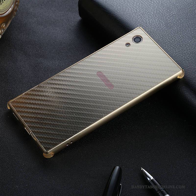 Hülle Sony Xperia Xa1 Metall Hintere Abdeckung Anti-sturz, Case Sony Xperia Xa1 Schutz Grün Handyhüllen