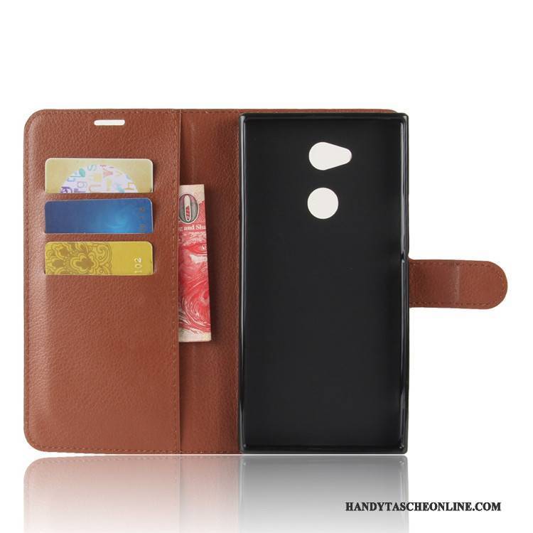Hülle Sony Xperia Xa2 Ultra Geldbörse Hellblau Karte, Case Sony Xperia Xa2 Ultra Schutz Handyhüllen