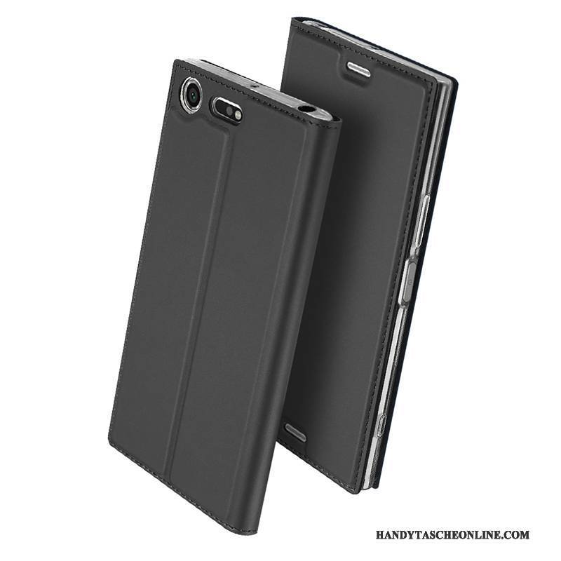 Hülle Sony Xperia Xz Premium Folio Rosa Business, Case Sony Xperia Xz Premium Lederhülle Leicht