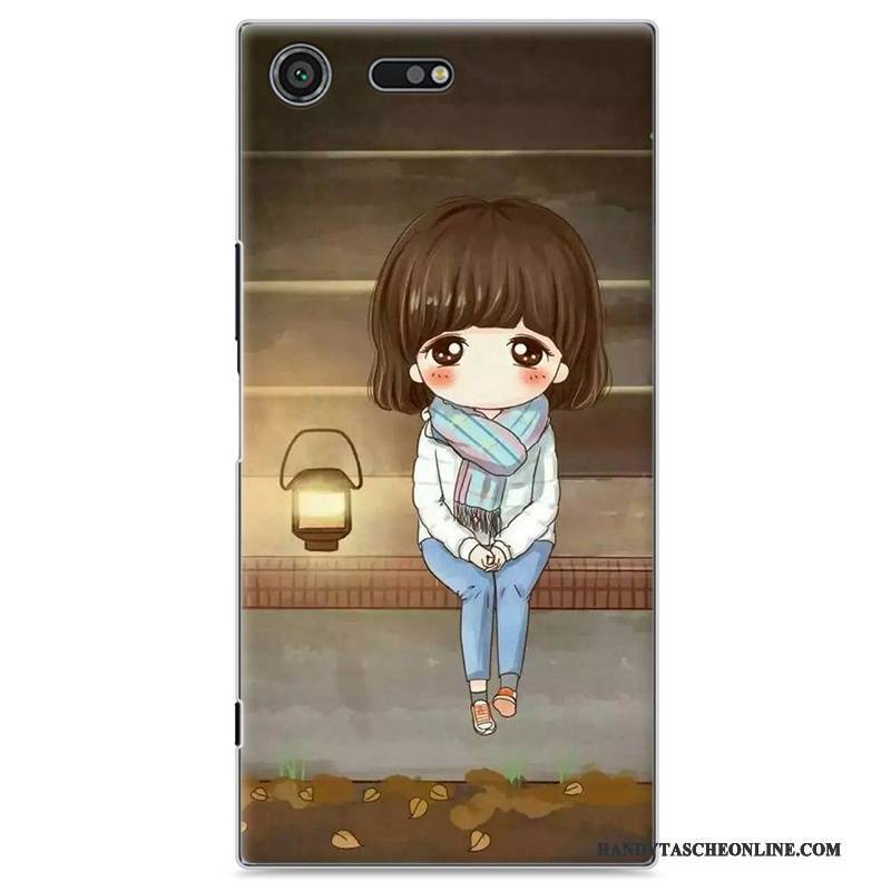 Hülle Sony Xperia Xz Premium Gemalt Gelb Handyhüllen, Case Sony Xperia Xz Premium Schutz Liebhaber