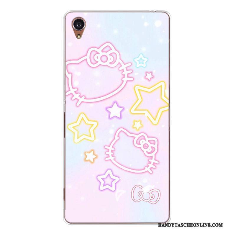 Hülle Sony Xperia Z5 Karikatur Rosa Neu, Case Sony Xperia Z5 Weiche Anti-sturz Handyhüllen