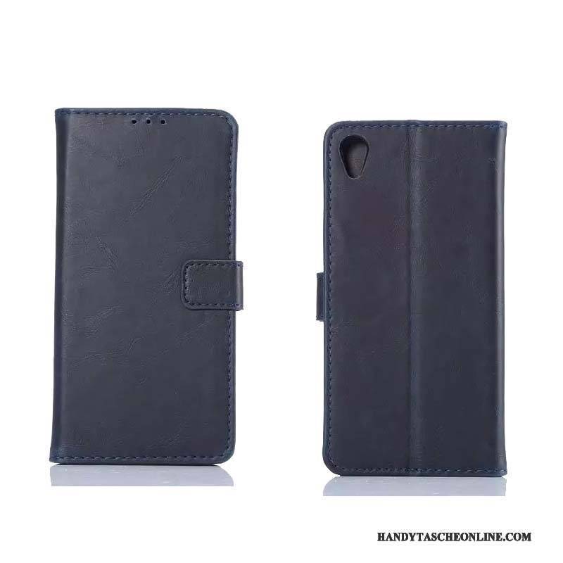 Hülle Sony Xperia Z5 Lederhülle Handyhüllen Weinrot, Case Sony Xperia Z5 Schutz