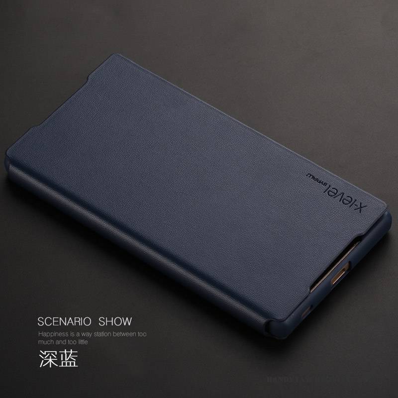 Hülle Sony Xperia Z5 Schutz Handyhüllen Gold, Case Sony Xperia Z5 Lederhülle Schlank Anti-sturz