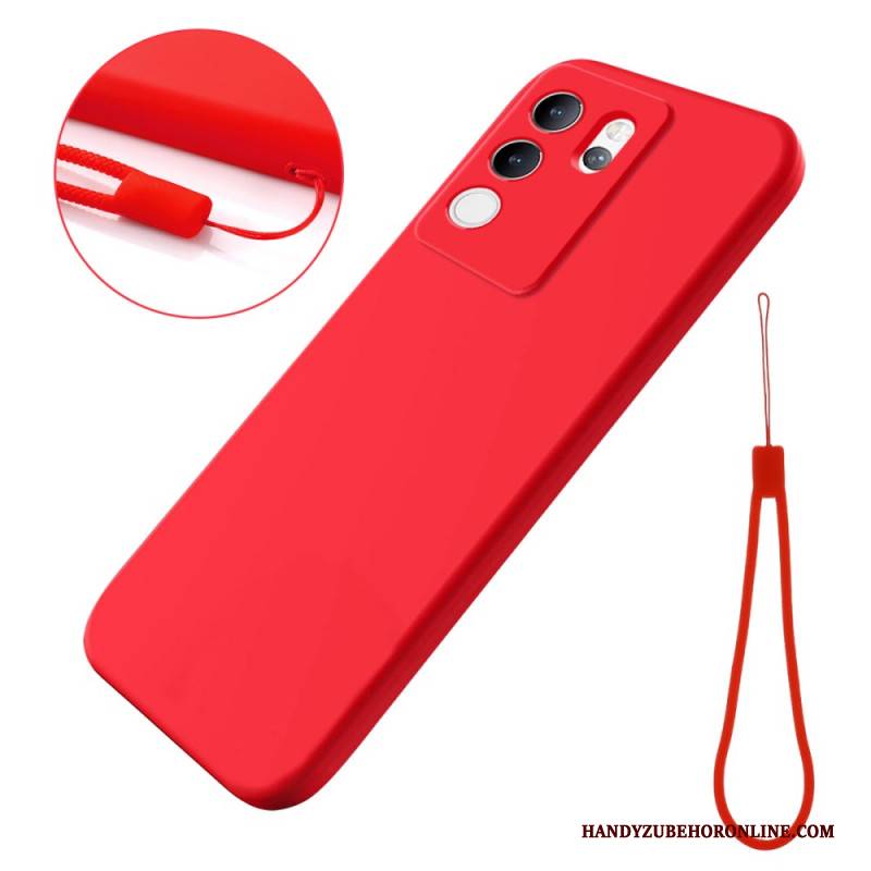 Hülle Vivo V30 Lite 5g Flüssigsilikon Mit Band