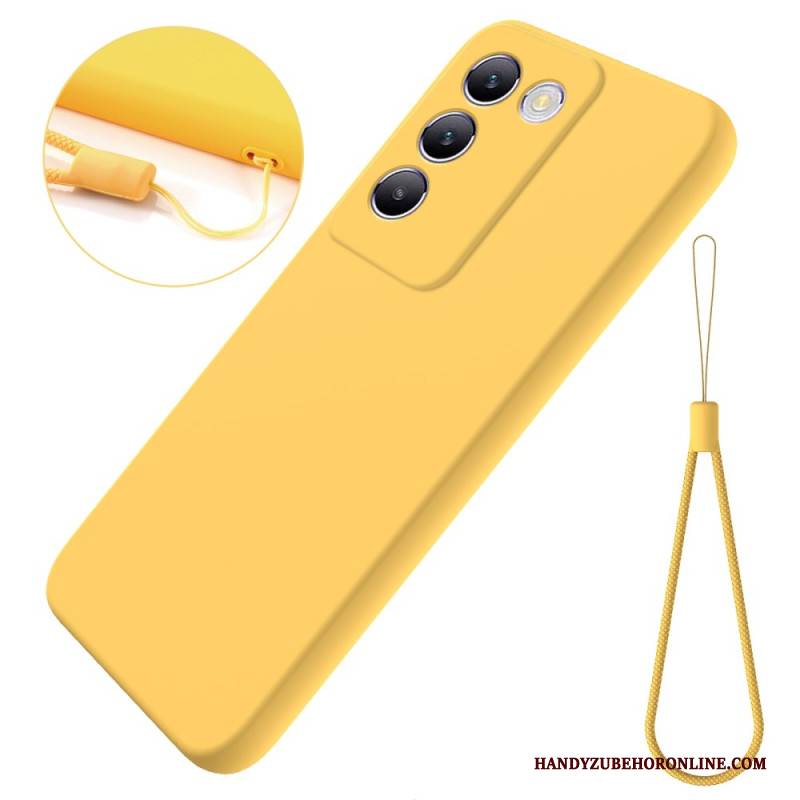 Hülle Vivo V40 Se 5g Flüssigsilikon Mit Trageband