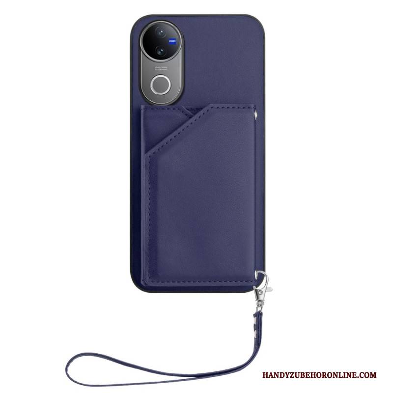 Hülle Vivo V50e 5g Handyhülle Kartenhalter Mit Umhängeband