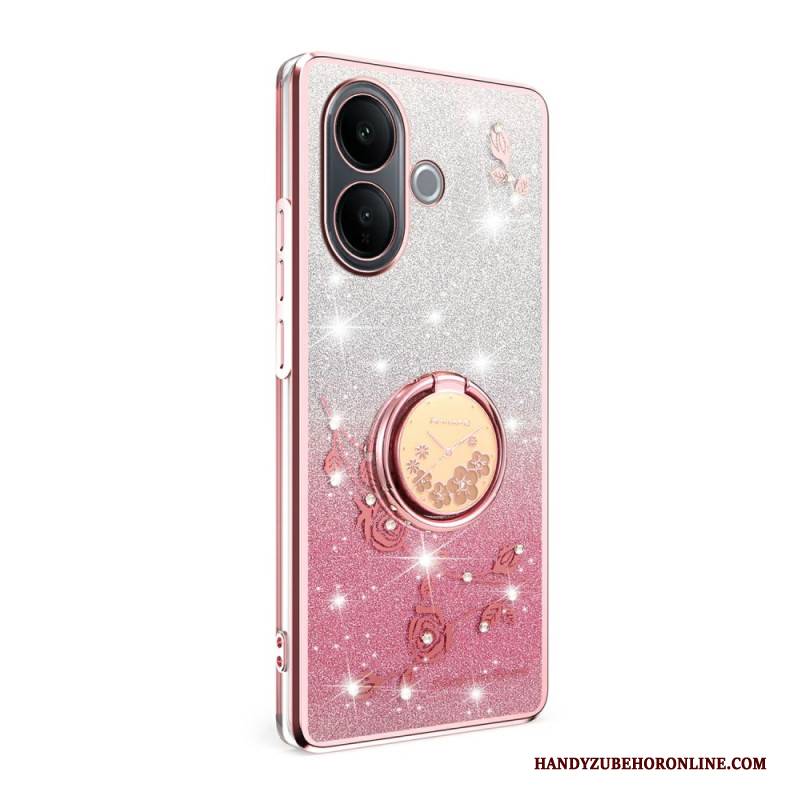 Hülle Vivo V60 Lite Handyhülle Mit Ringhalter Und Farbverlauf-pailletten