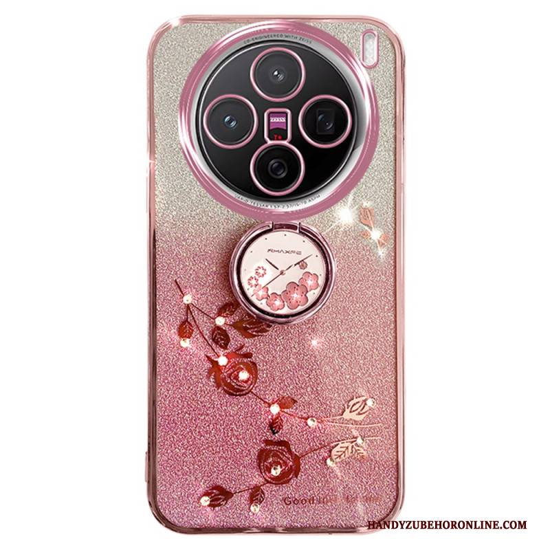 Hülle Vivo X200 Glitzernder Blumenständer