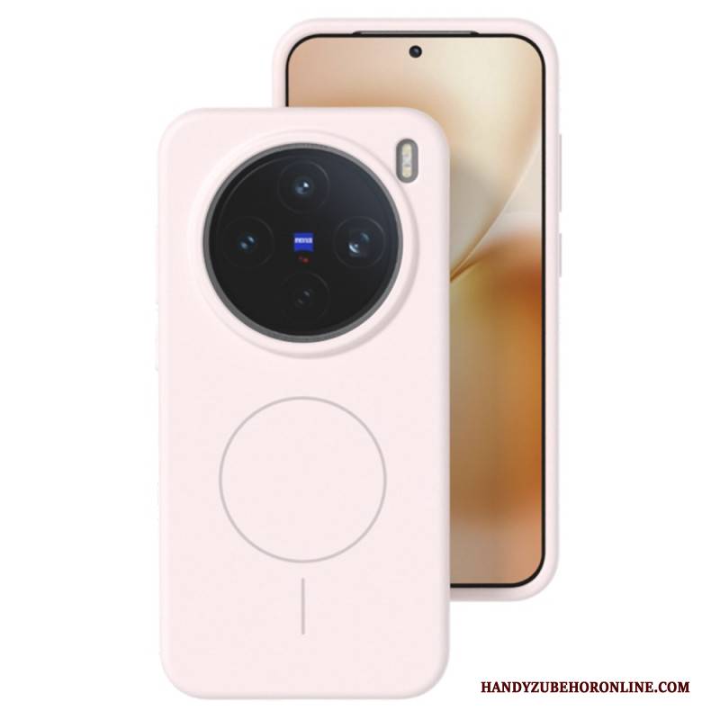 Hülle Vivo X200 Handyhülle Magsafe Flüssigsilikon