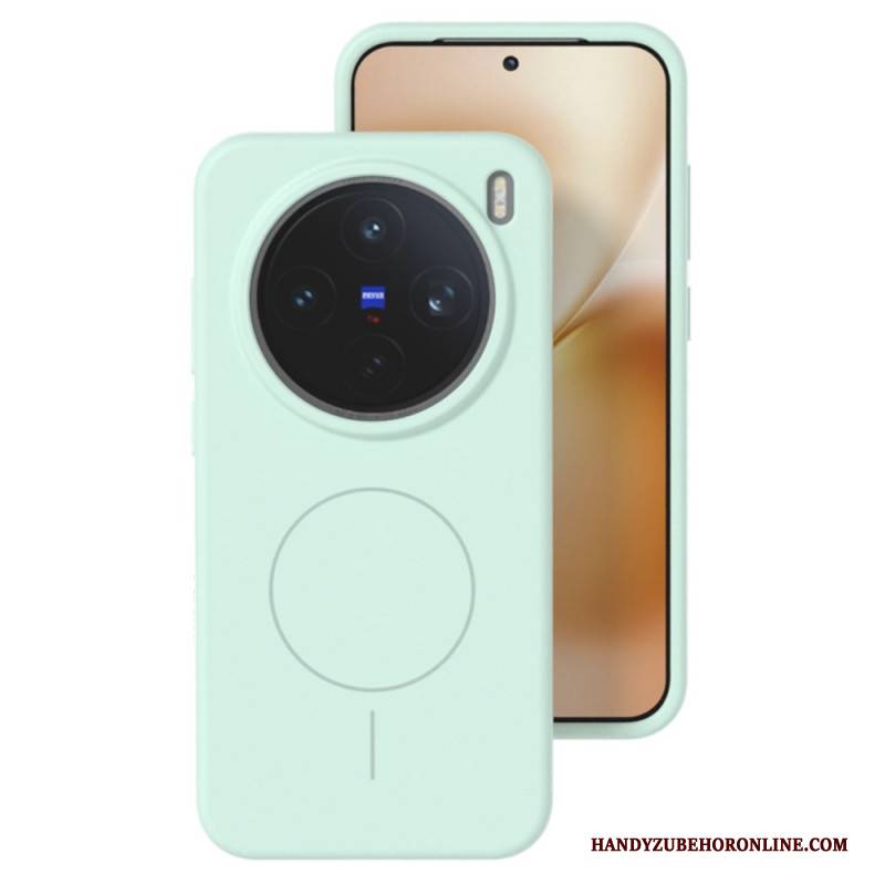 Hülle Vivo X200 Handyhülle Magsafe Flüssigsilikon