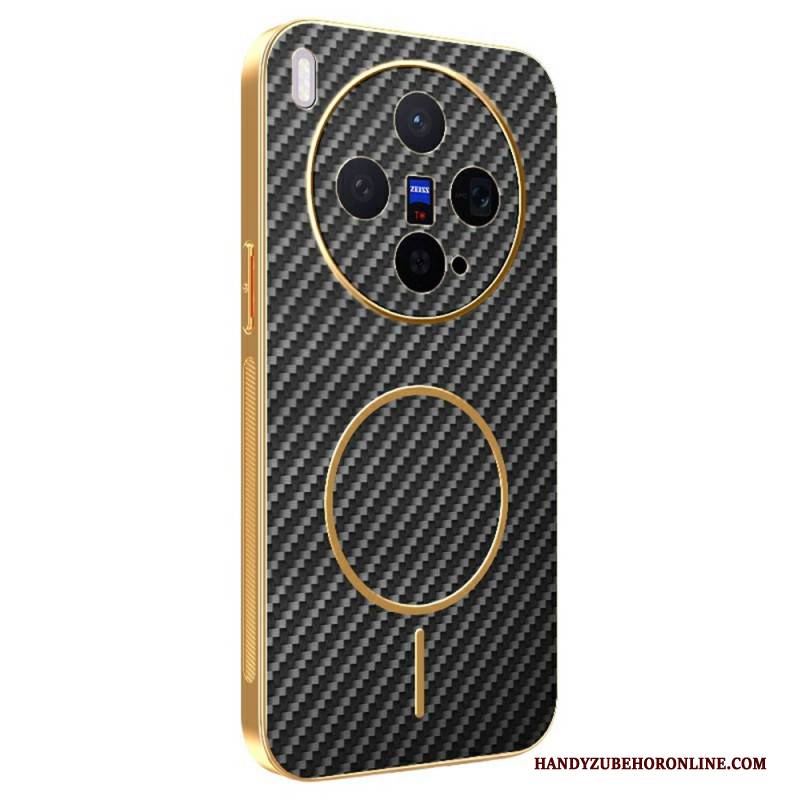 Hülle Vivo X300 Handyhülle Carbonfaser-textur