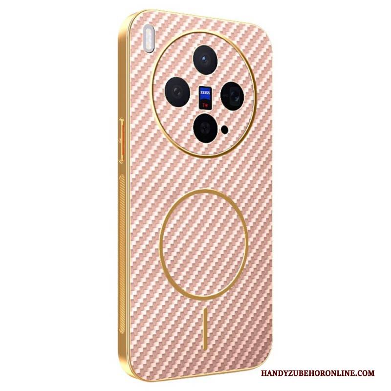 Hülle Vivo X300 Handyhülle Carbonfaser-textur