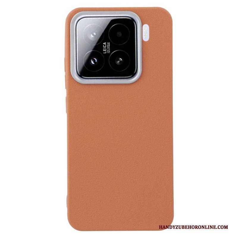 Hülle Xiaomi 15 Lederstruktur