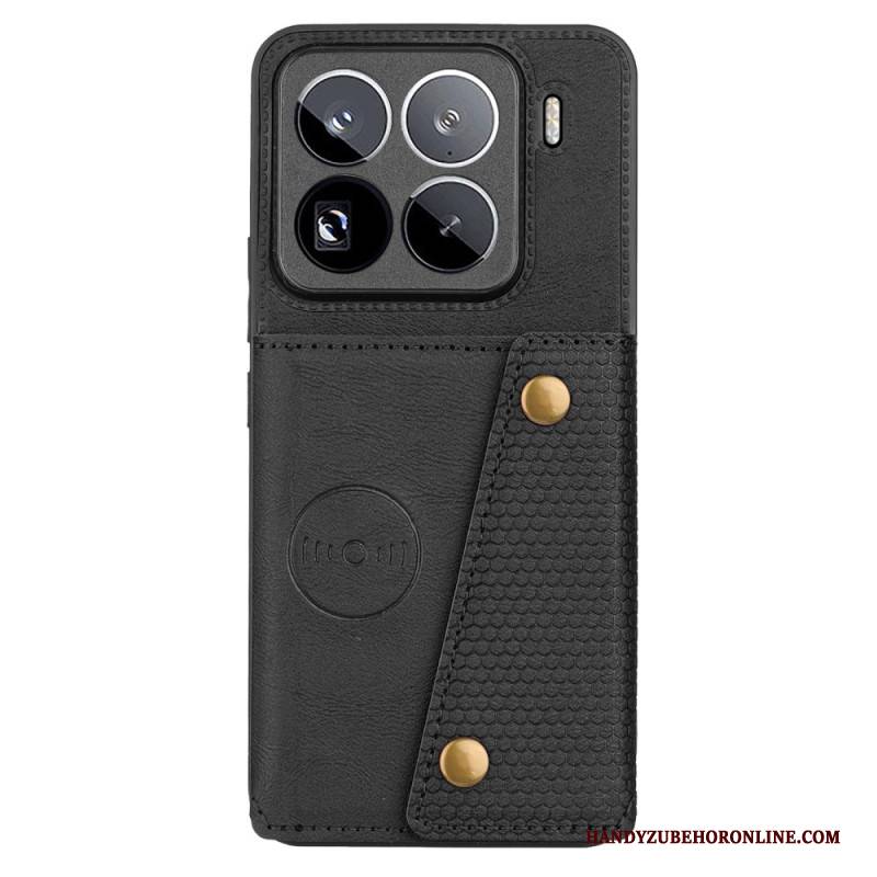 Hülle Xiaomi 15 Pro Kartenhalter In Lederoptik