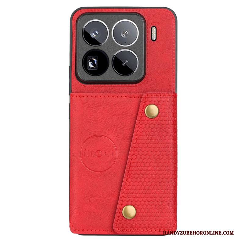 Hülle Xiaomi 15 Pro Kartenhalter In Lederoptik