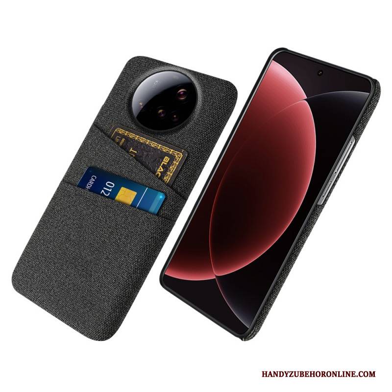 Hülle Xiaomi 15 Ultra Handyhülle Doppelkartenhalter Aus Stoff