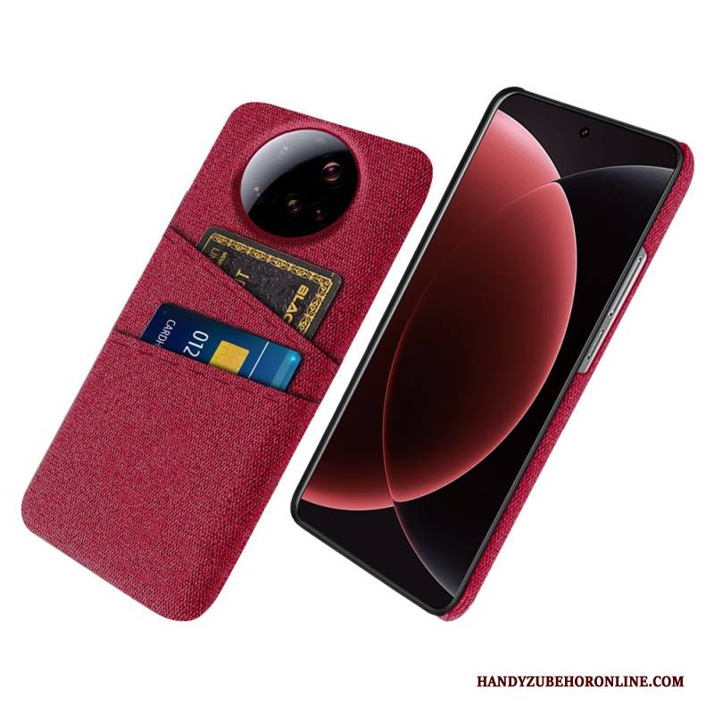 Hülle Xiaomi 15 Ultra Handyhülle Doppelkartenhalter Aus Stoff