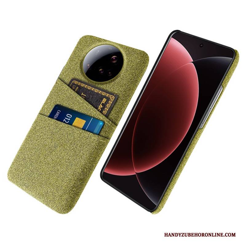 Hülle Xiaomi 15 Ultra Handyhülle Doppelkartenhalter Aus Stoff