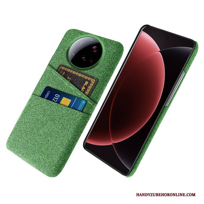 Hülle Xiaomi 15 Ultra Handyhülle Doppelkartenhalter Aus Stoff