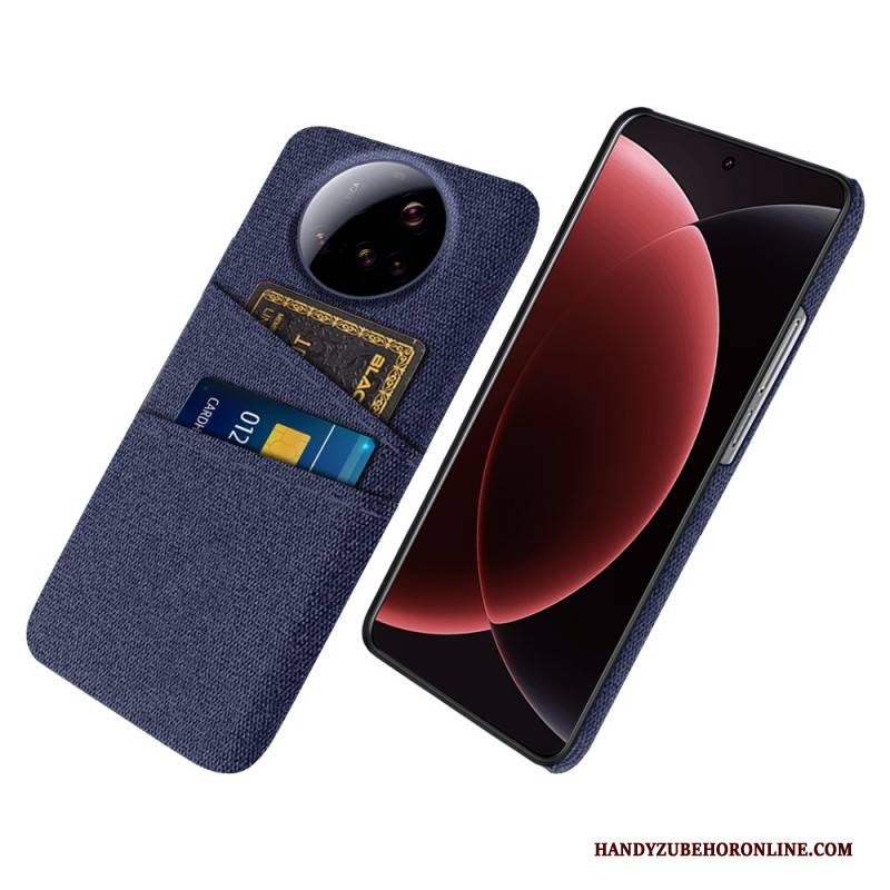 Hülle Xiaomi 15 Ultra Handyhülle Doppelkartenhalter Aus Stoff